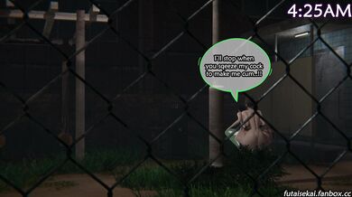 Born again slut gets her first time gang bang by chubby futa strangers on the street