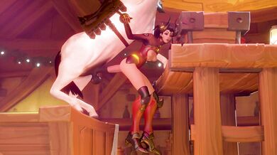 WARNING: This video contains graphic sexual content and is intended for adults only You are about to watch Mercy X Horse [voidcourt]