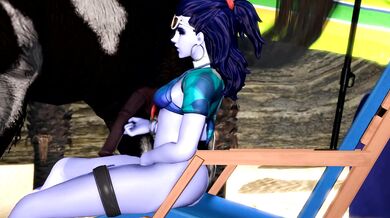 Busted Blonde MILF Blueberry Blowjob