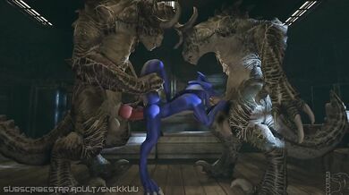 Deadly double claws in action