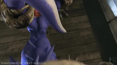 Deadly double claws in action