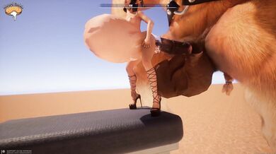 The Hulking Horseman Rides Into the Night and Breeds with a Dark Lass!