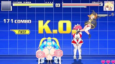 The Futa Fury! RB R Mika vs the Mysterious Opponents in a Hentai Porn Battle Royale