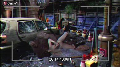 Jill Valentine gets Nemesized by a Hunicorn in Hunting Corner