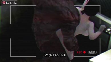 Jill Valentine gets Nemesized by a Hunicorn in Hunting Corner