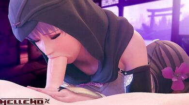 The hottest ninja of them all, serving a fellow shinobi in the bedroom!