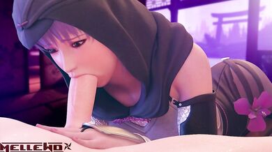 The hottest ninja of them all, serving a fellow shinobi in the bedroom!