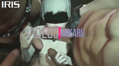 Femboys get creampied by giant monsters in superhero cosplay (PMV HMV)