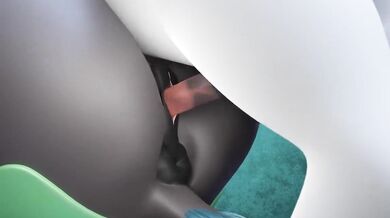 Watch as the Chrysalis bent over PMV unfolds, revealing every inch of her tight body