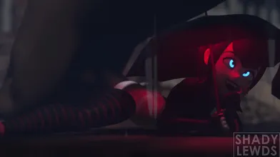 The naughty Mavis and her horse named Horsey are up to no good in this sexy Shady Lewds porn video!