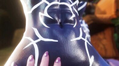 Watch MishkaMoo get it on with nature in Alt Bondage