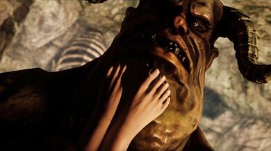 A young woman named Ciri becomes accustomed to being used by monstrous beings in this erotic fantasy porn movie