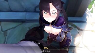 Rinjo18 Gets a Blowjob from Mora: A Hentai Romp in the Forest