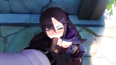 Rinjo18 Gets a Blowjob from Mora: A Hentai Romp in the Forest