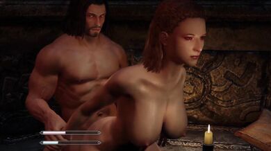 Sarah Gets Fucked By A Sexy Dragonborn In Exchange For Her Service To The Kingdom