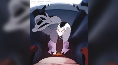 Watch as our beautiful Hydra woman takes a massive load down her throat while deepthroating! This is a blowjob that you wont forget!