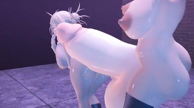 Eshu-Chans Futa Ochaco and Toga Dancing with Ochaco