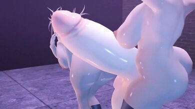 Eshu-Chans Futa Ochaco and Toga Dancing with Ochaco