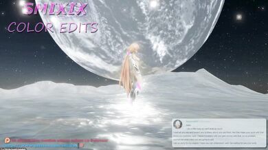 Watch Angela Balzacs sexy hentai dance in the moonlight, clad in her purple 3D nude MMD armor