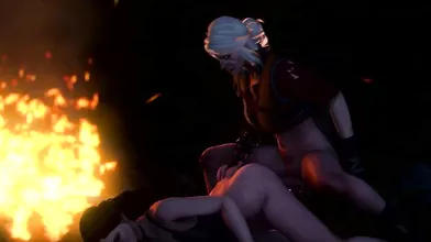 DominotheCat — The Witcher Rule 34 Handjob Animation