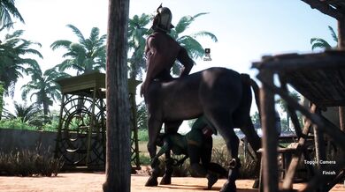 The Centaur with a Carnal Instinct fucks a Female Draconid in this hot porn video