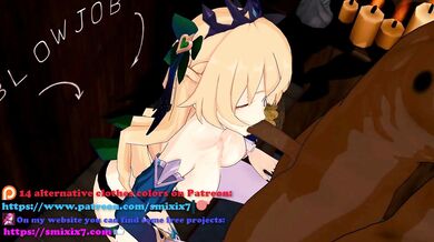 Busty Blonde Gets Fucked By Fish In Impactful Hentai MMD 3D Blowjob Video