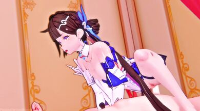 Asian Goddess Hentai: 109 Li Sushang Honkai Impact 3D Porn