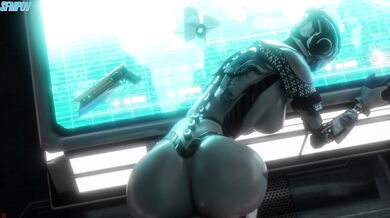 Anal with 3D-Printed Bionic Penis from Behind - SFMPOV