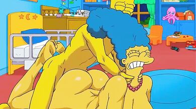 Bart and Marge [Kirby Mixed-Up] & [ClearedIt]