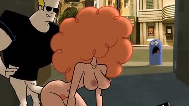 Big-Breasted MILF Astrozolt Gets Fucked by Johnny in the City of Bellum