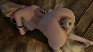 Unleashing the Dragon: An Anal Maid in Skyrim