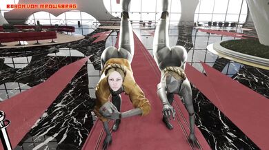 Licking the Barons Cock - 4K Hentai Blowjob Porn Video with Baron Von Meowsberg