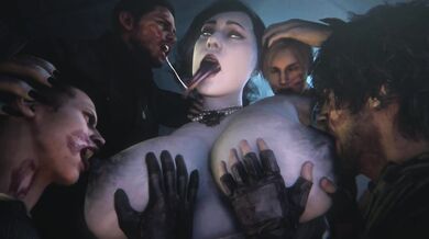 Bigboobed Alcinia and her manthings with massive tits [Uncensored]