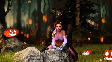 The night is dark and full of terrors, but Sombra and the Werewolf are ready to breed in this Halloween Special 2024!