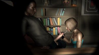 Office Nympho: Jills Hand Job in the Bosss Room