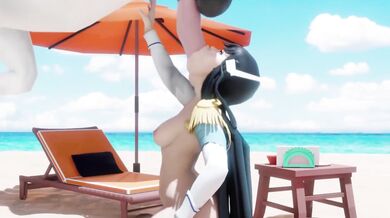 Satsukis Hot Springs Adventure with a Furry Horse [The Bartender]