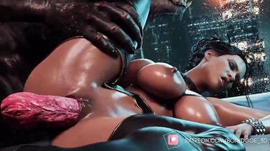 Watch this hot Cyberpunk 2077 hentai porn video featuring Panam Palmer and her friend Bonkdoge