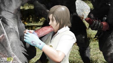 Watch as these werewolfs take on the challenge of fucking a sluty Asuka in an unforgettable gangbang scene
