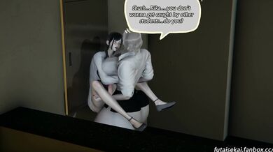 Watch the hottest scene between Rika and her Futa teacher who is in a mood for some kinky fucking!