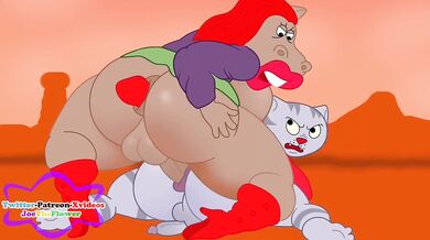 The naughty secretary and her boss