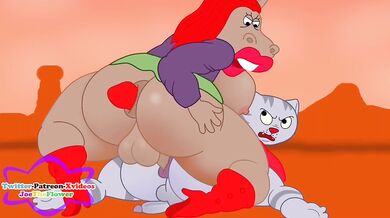 The naughty secretary and her boss