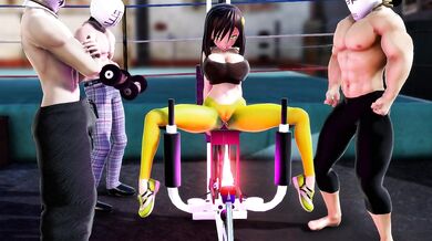 When an exercise loving woman goes to the gym, she discovers a new kind of equipment that can work her sphincters in ways no other machine can!