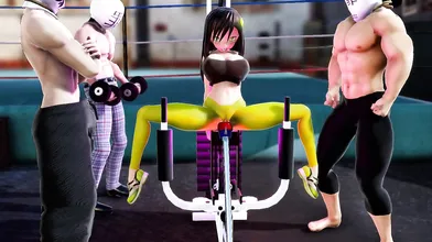 When an exercise loving woman goes to the gym, she discovers a new kind of equipment that can work her sphincters in ways no other machine can!