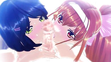 Lesbian sex turns into threesome with a mysterious newcomer at ThereMin Studio, where the girls explore their wildest desires