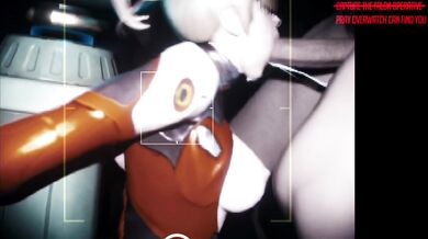 Watch as DVa struggles to complete her mission, but ultimately fails when she is caught by a group of sexy ninjas!