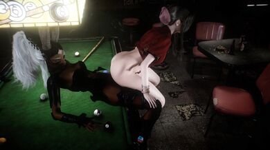 Virtual Sex with Aerith and Princess Fran as a Cowgirl (Spline VR Animation)