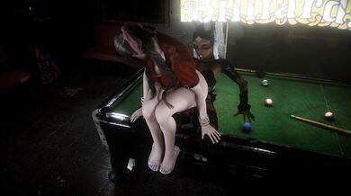 Virtual Sex with Aerith and Princess Fran as a Cowgirl (Spline VR Animation)