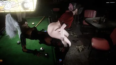 Virtual Sex with Aerith and Princess Fran as a Cowgirl (Spline VR Animation)
