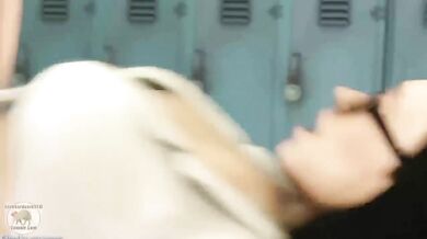 Miranda Lawson, the sexy space pirate captain, gets fucked in the ass by a demon girl named Lord Aardvark while her crew watches in amazement