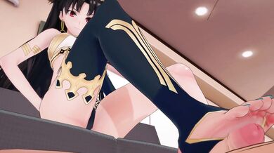 The Naughty Goddess Ishtar Gets a Foot Job